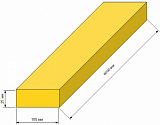 25х100х6000(3000) доска, 1-2 сорт, м3